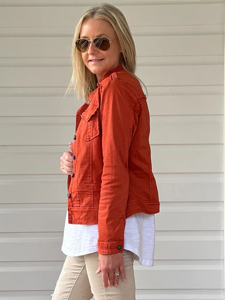 Military Denim Jacket