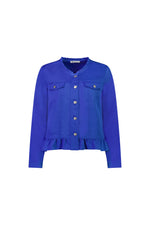 Jacket Frilled Hem