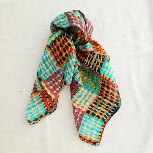 Silk Lines Scarf by Cinnamon Creations, photo 2