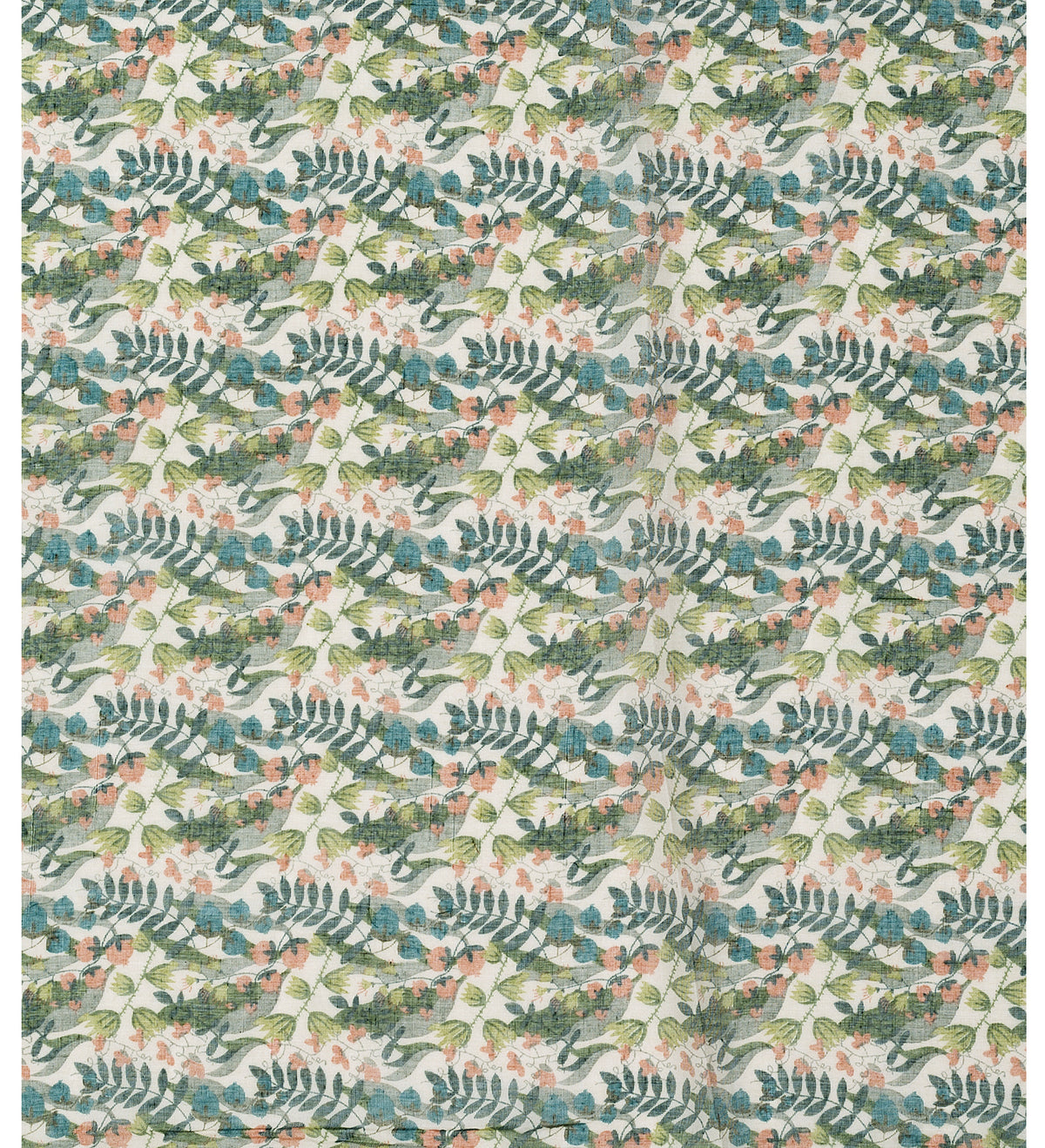 Muted floral scarf