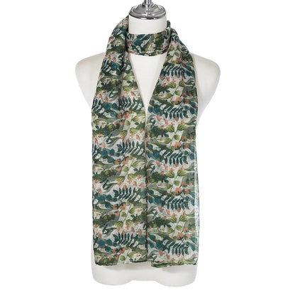 Muted floral scarf, photo 2