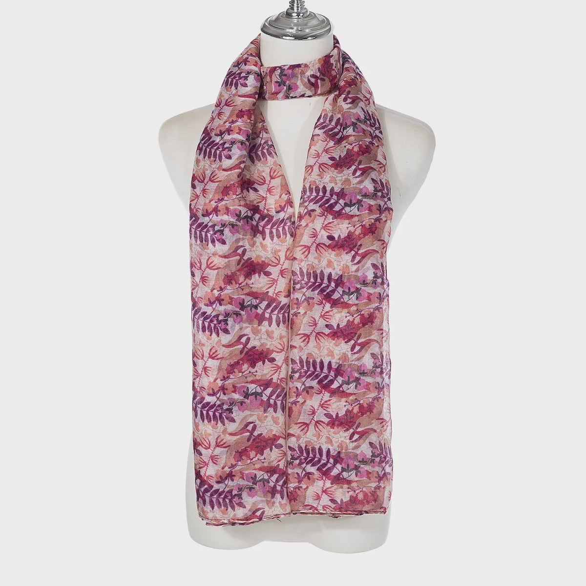 Muted floral scarf