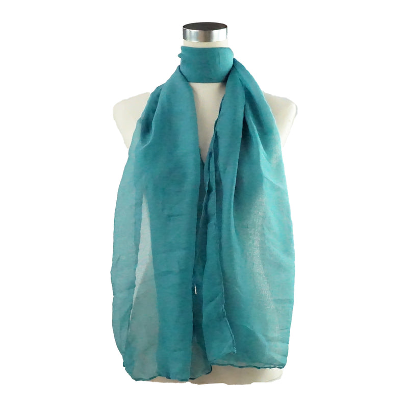 Plain scarf