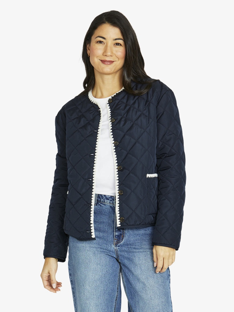 Blanket Stitch Puffer