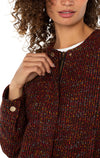 Collarless Jacket