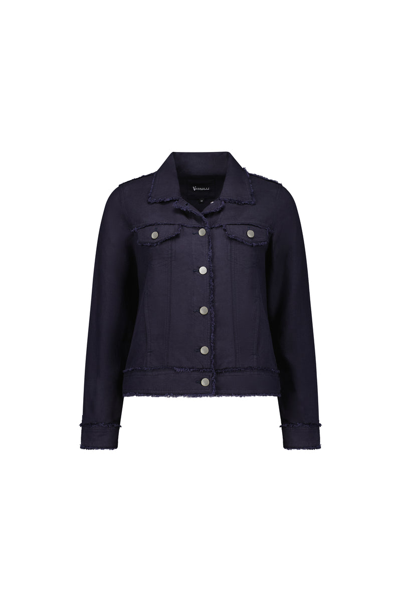Linen Jacket Fray