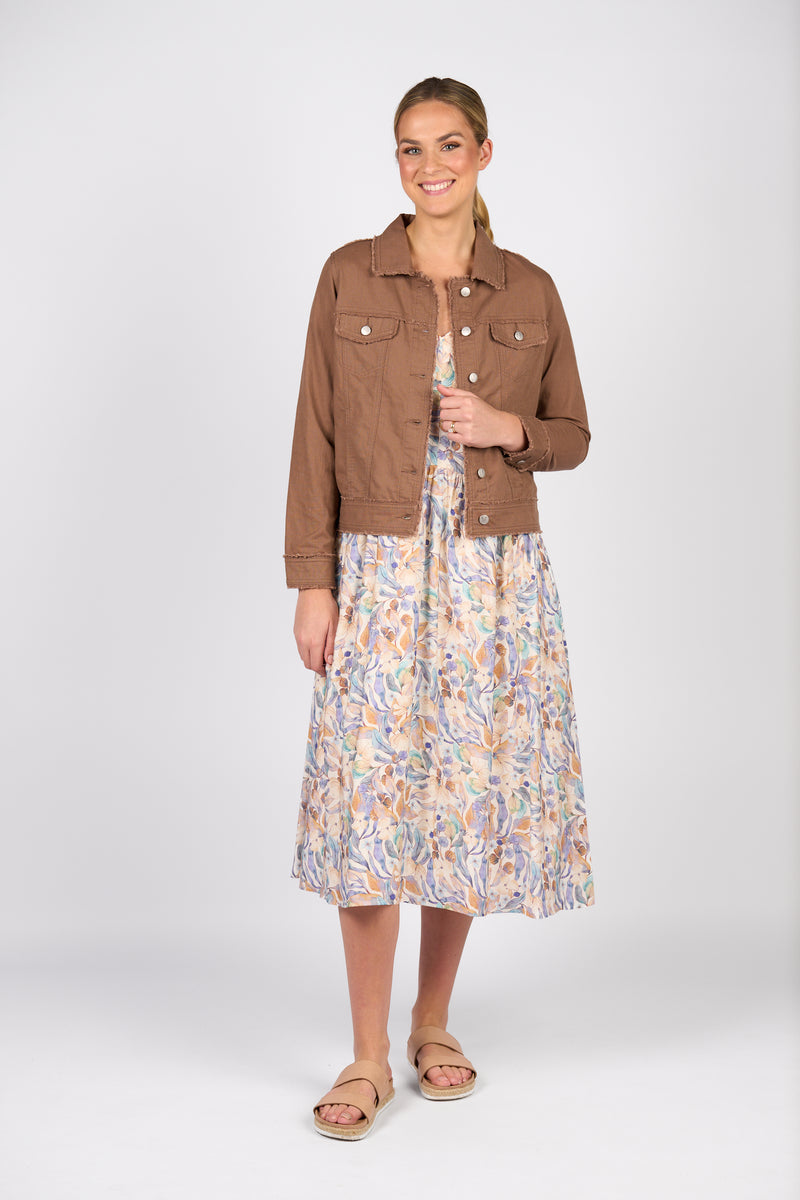 Linen Jacket Fray