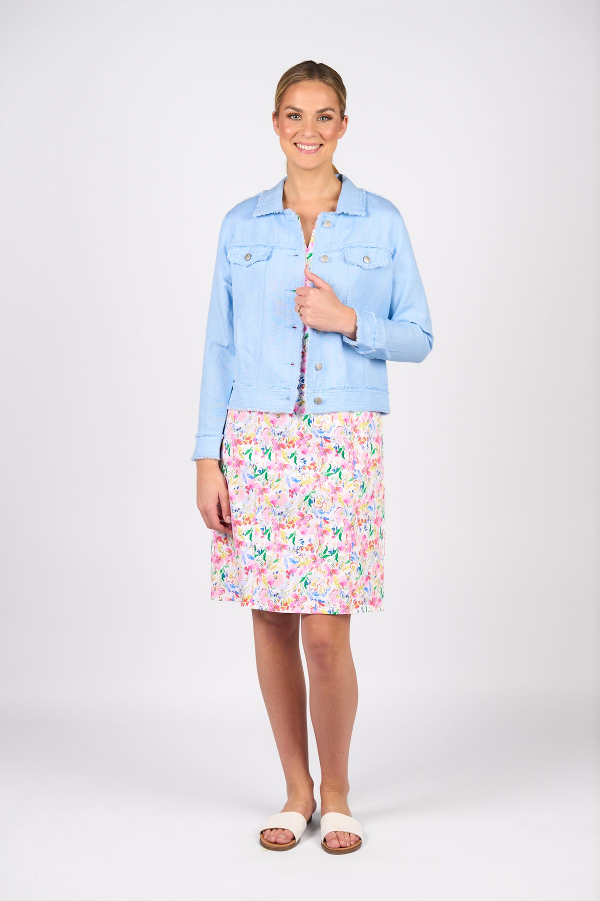 Linen Jacket Fray