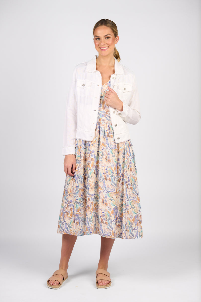 Linen Jacket Fray