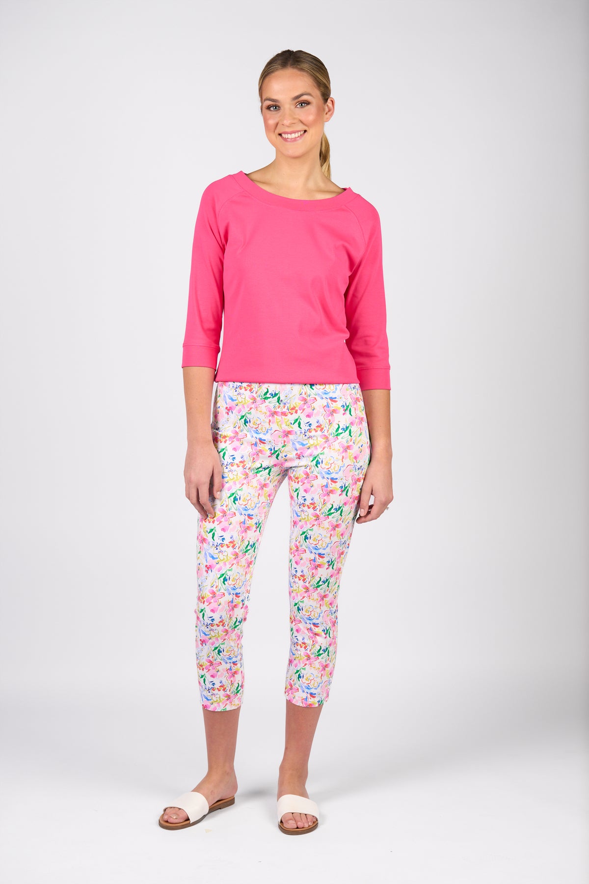 Printed Skinny Pull On