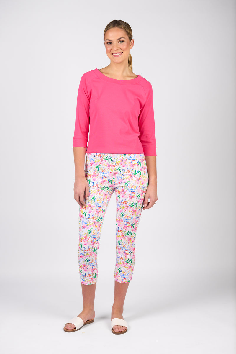 Printed Skinny Pull On