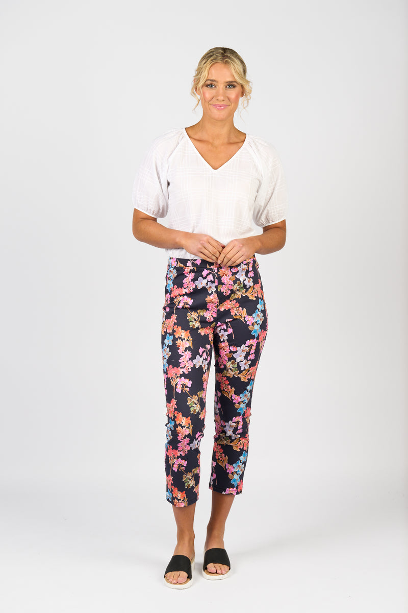 Printed Skinny Pull On