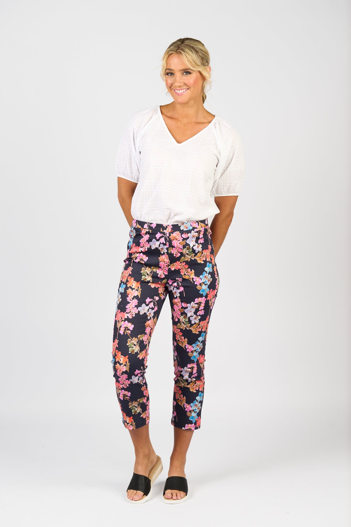 Printed Skinny Pull On