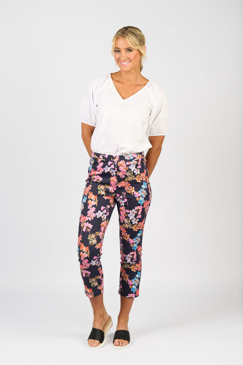 Printed Skinny Pull On