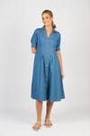 Button up dress 6114