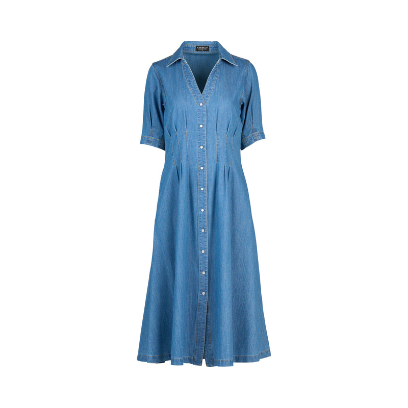 Button up dress 6114