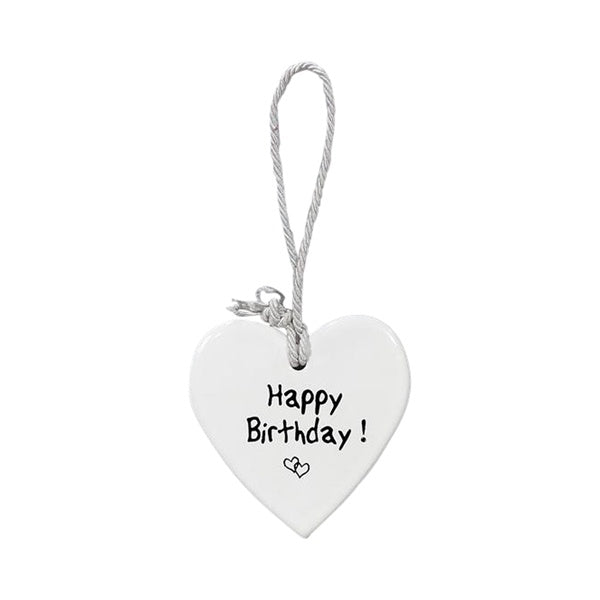 Cermamic heart Happy Birthday