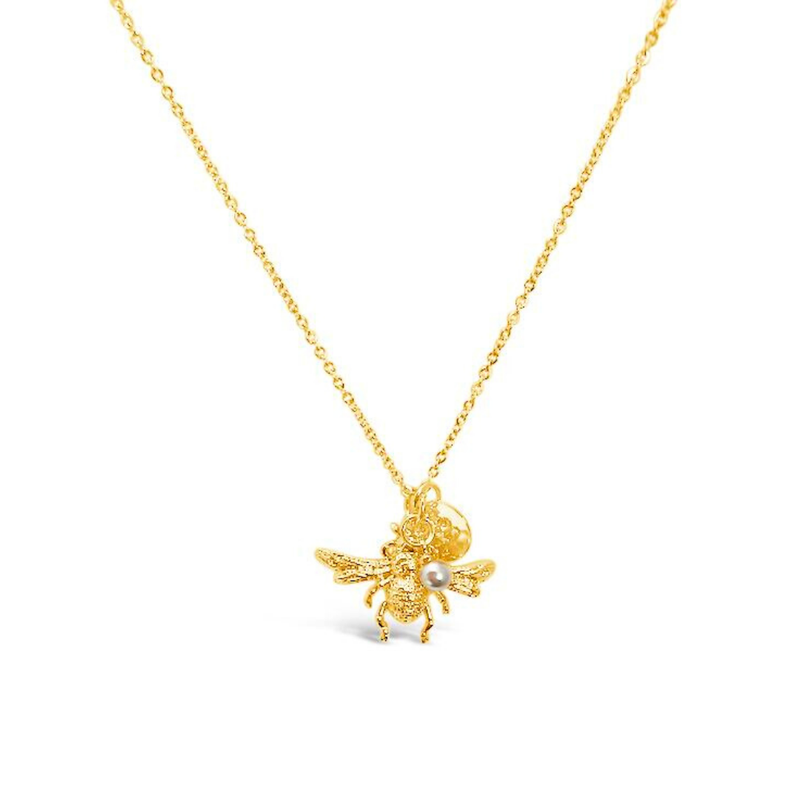Bee Necklace Gold  45