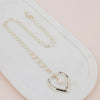 Gold Heart & Pearl
