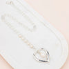 Gold Heart & Pearl