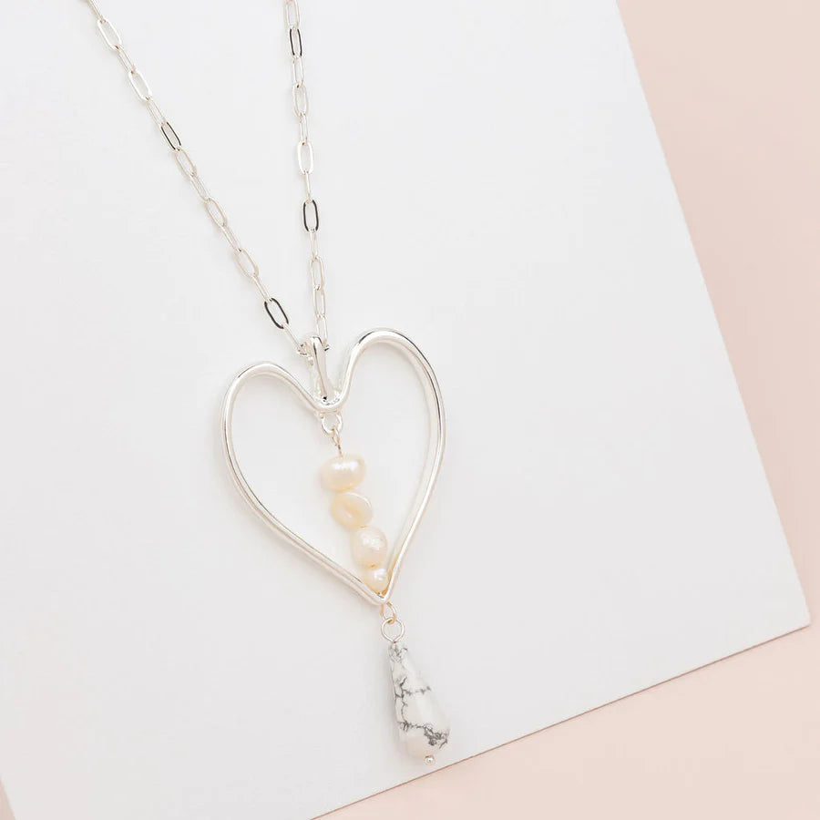 Heart with Pearl