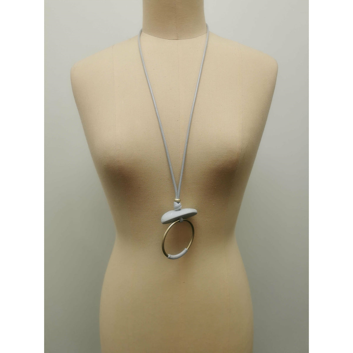Clear stone necklace by Jellicoe, photo 2