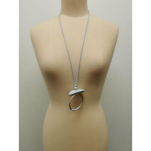 Clear stone necklace by Jellicoe, photo 2