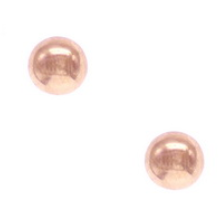 Pair of small rose gold mini ball stud earrings from Sun Accessories Australia